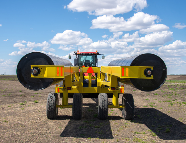 Degelman Hy-Roller « High Performance Land Roller - Flattens the